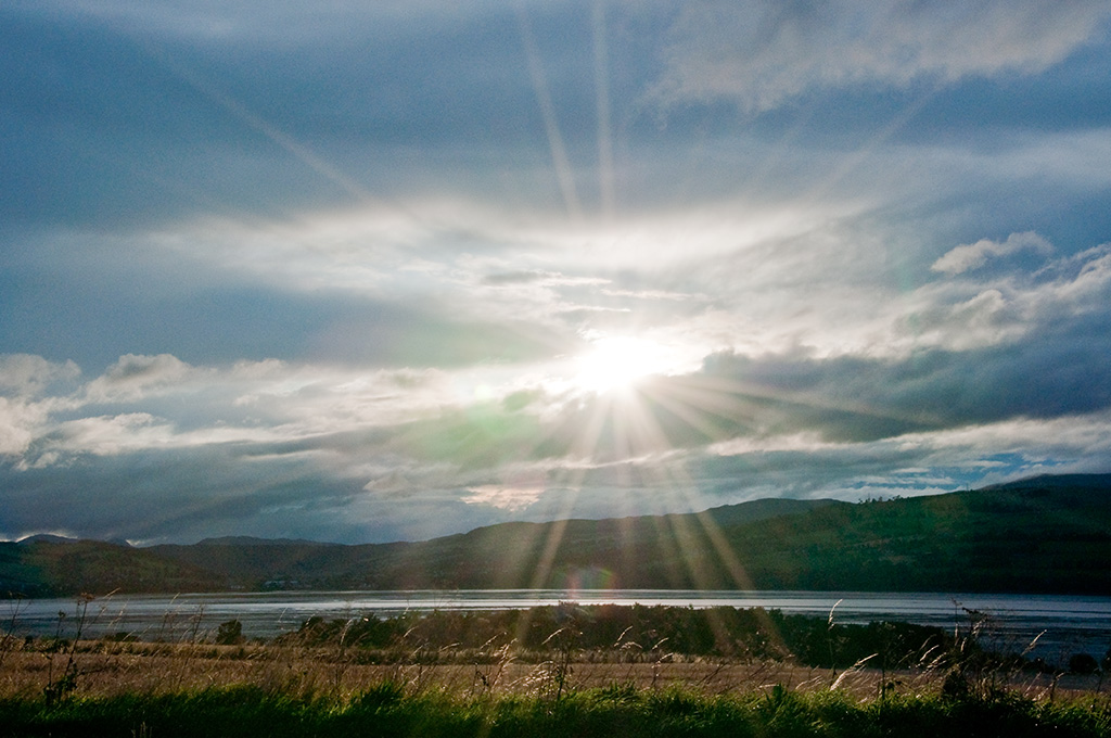 Gegenlicht in Schottland