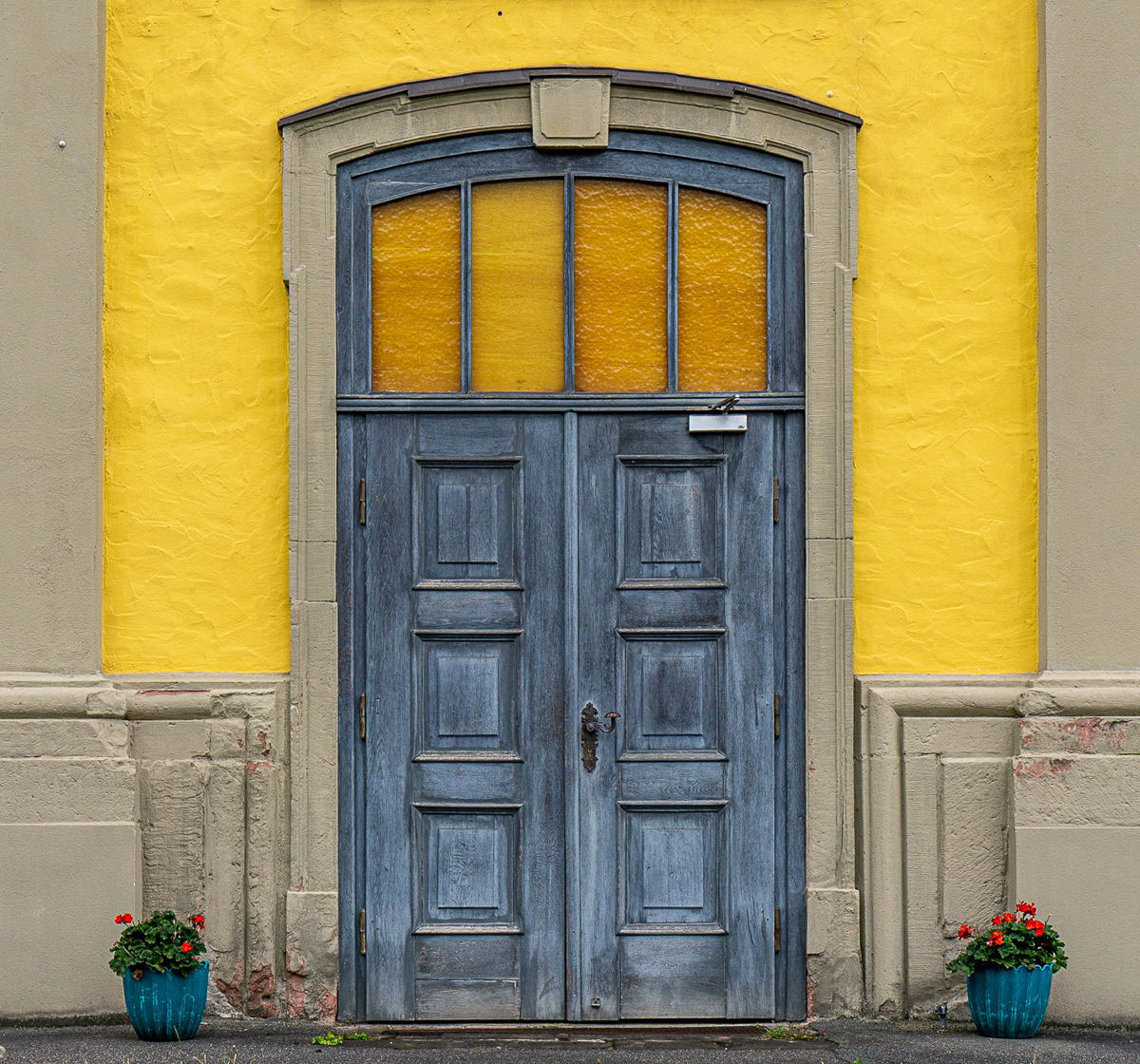 Gelb und Blau