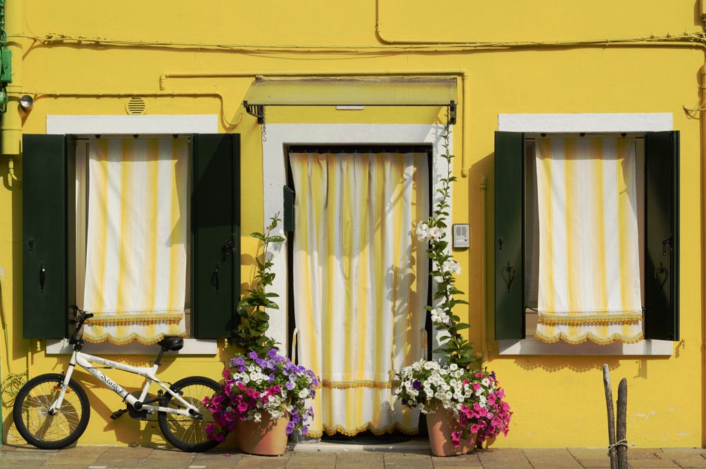 Gelbes Haus auf Burano