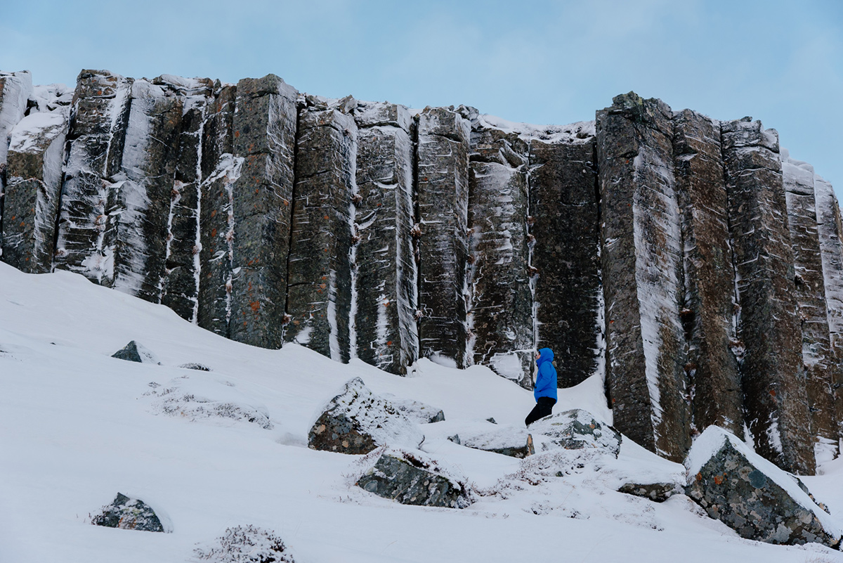 Gerðuberg Basaltsäulen, Island
