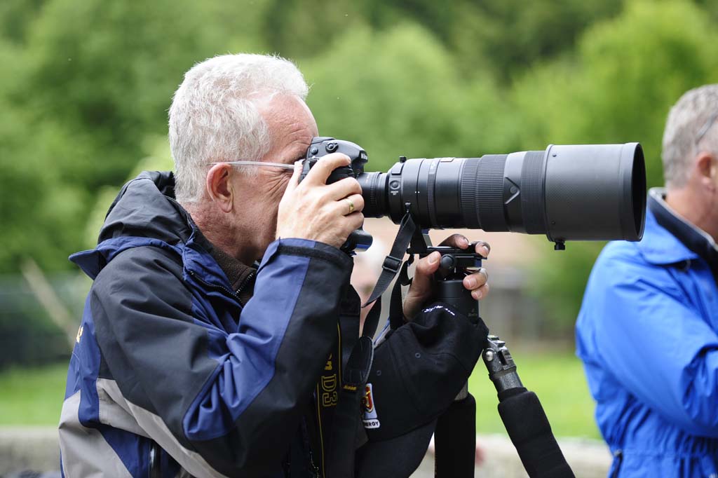 Gerhard bei der Arbeit