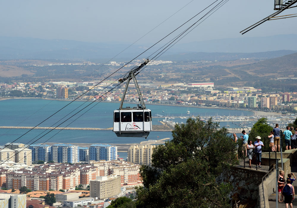 Gibraltar, View CableCar