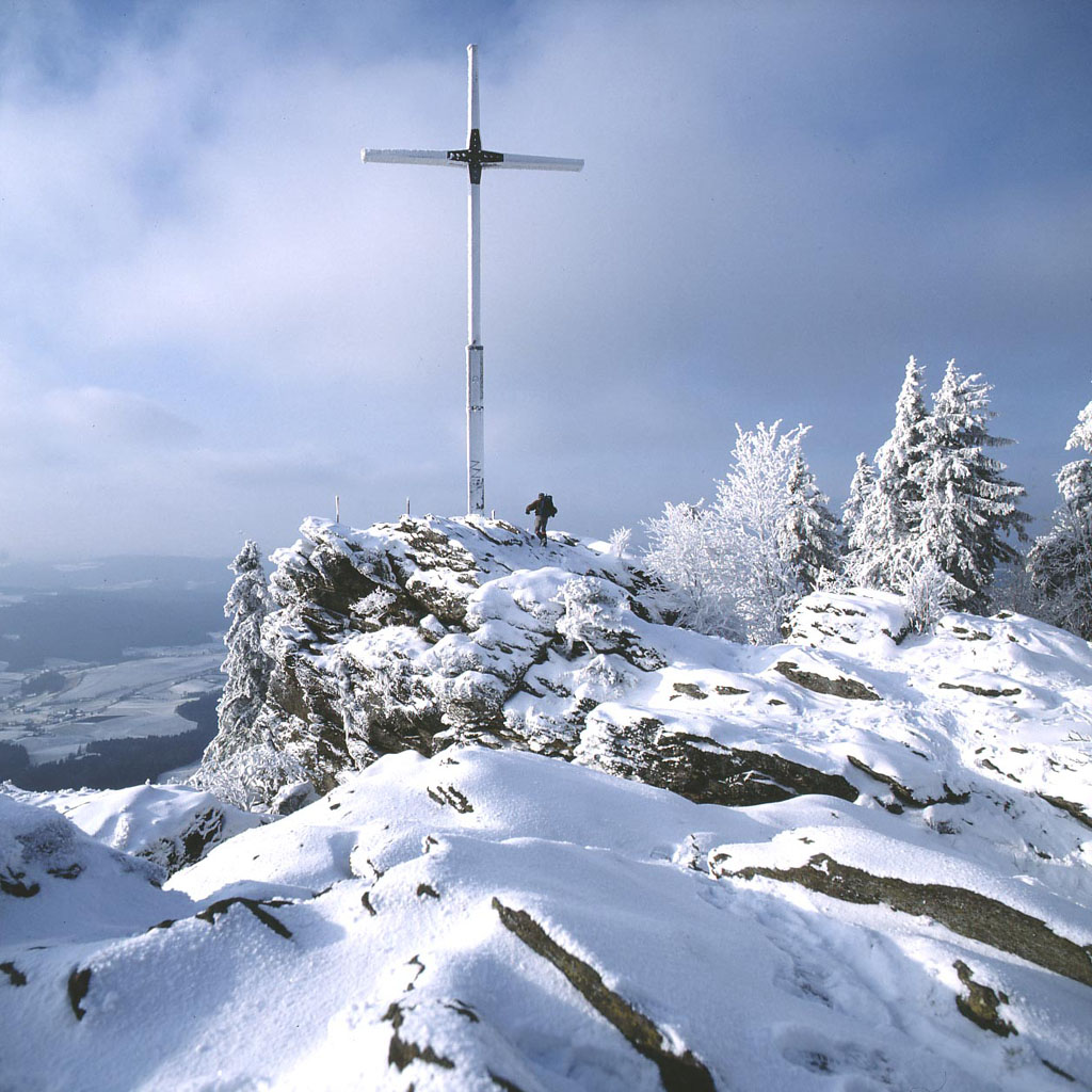 Gipfelkreuz Bayeischer Wald 1993