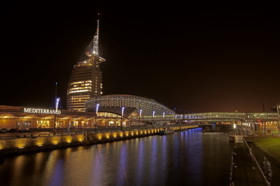 Glasbrücke zu den Havenwelten Bremerhaven