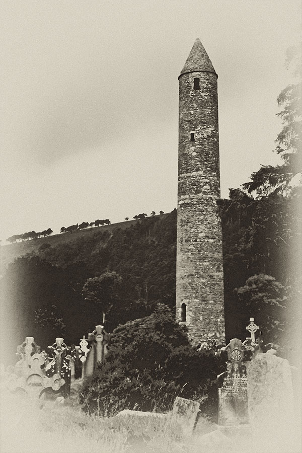 glendalough round tower