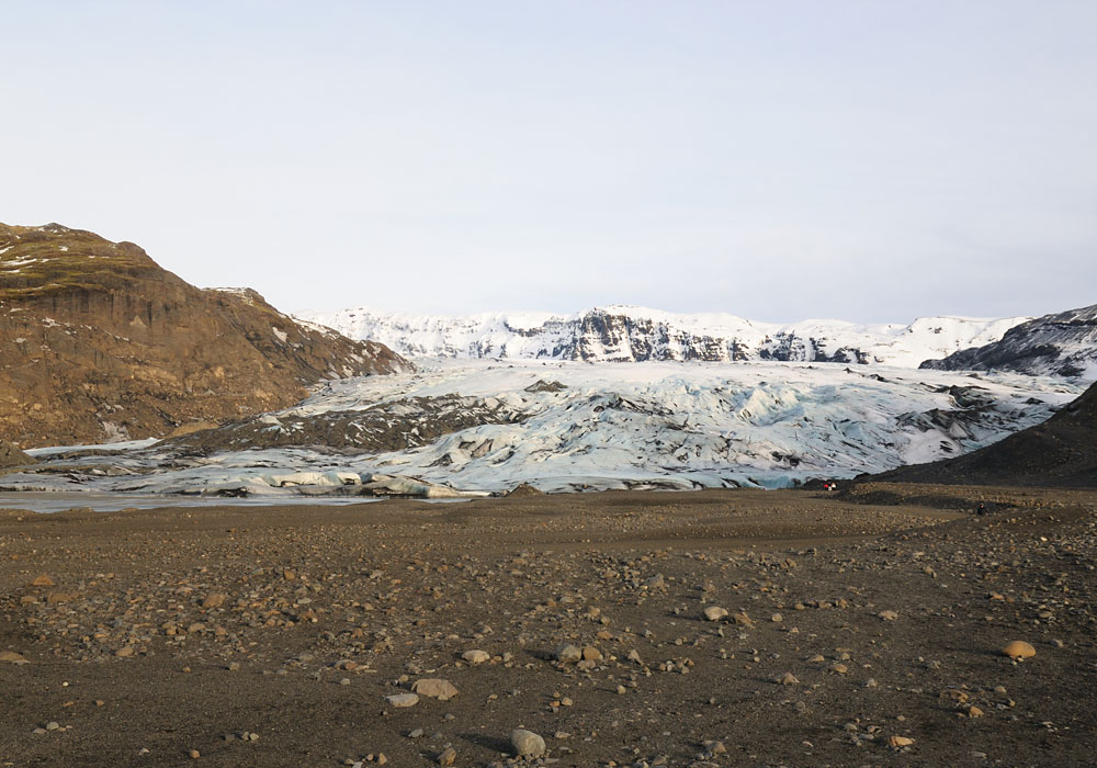 Gletscher Solheimajökull 1