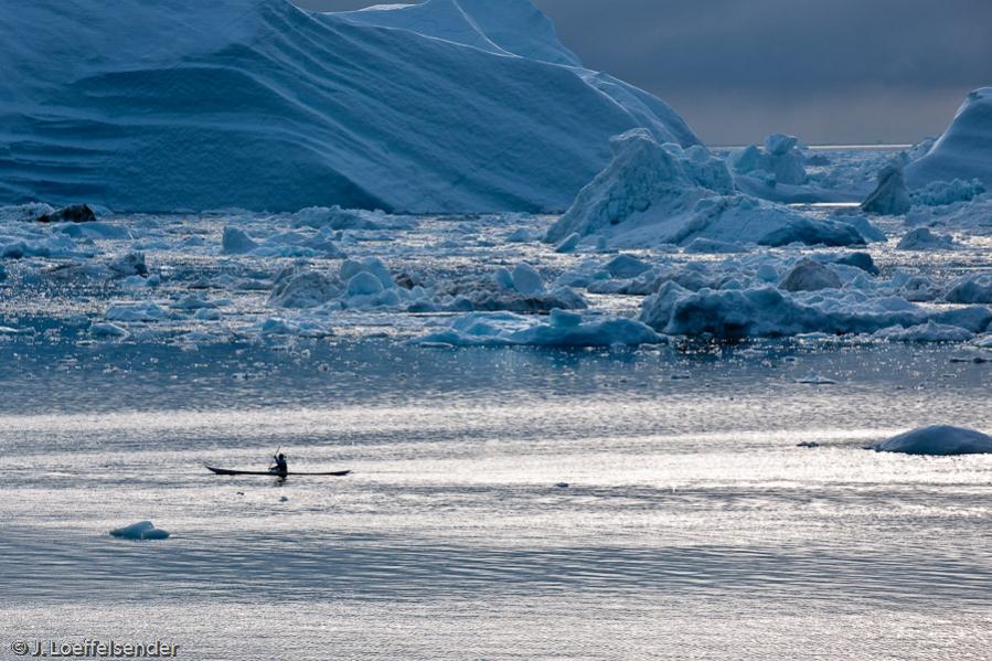 Grönland, Ilulissat
Eisberg, kajak