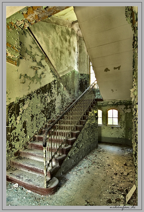 Grüne Treppe