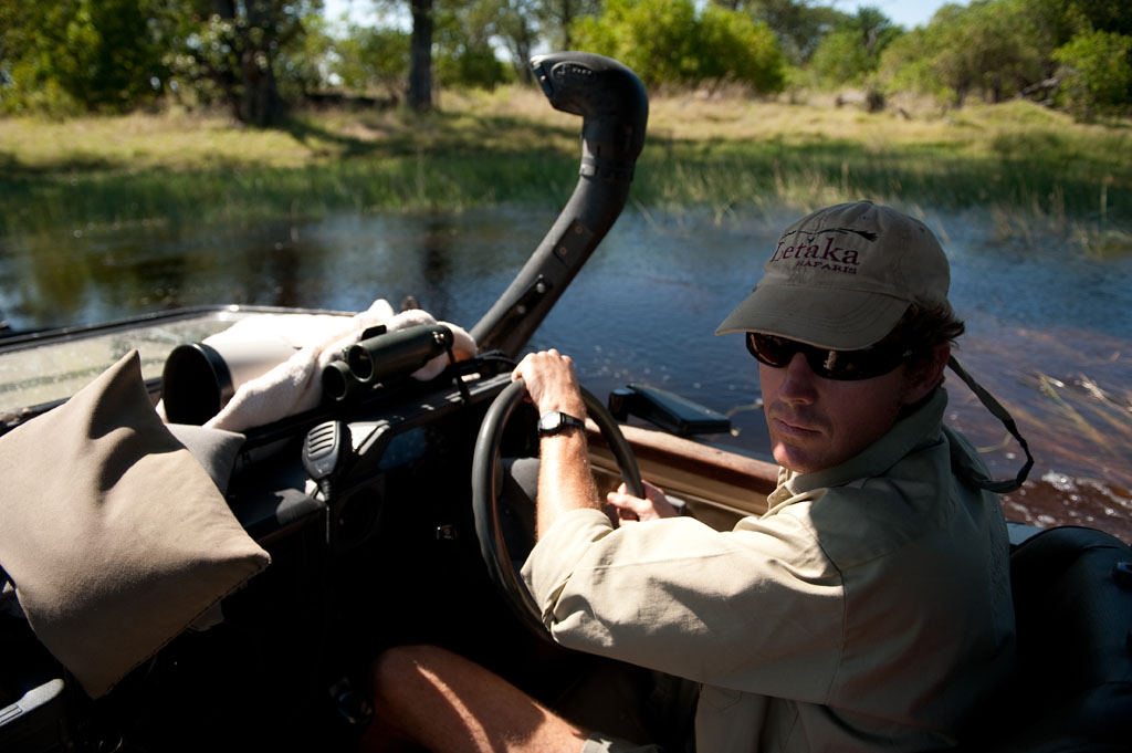 Grant Reed. Safari Guide und Fotograf. Vertrauter Parntner von Stefano Levi