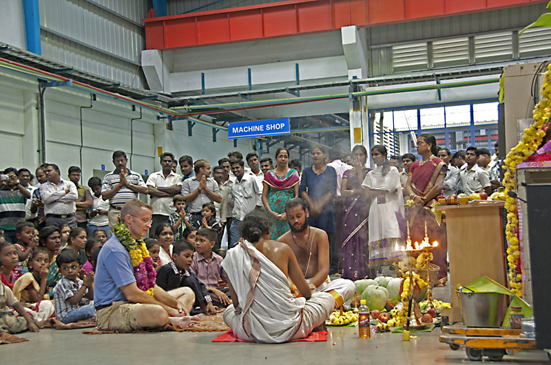 Grosse Pooja Zeremonie