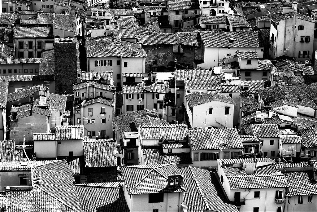 Häusergedränge Florenz 05 / 2010