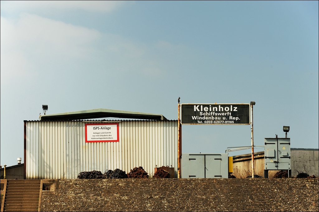 Hafen Duisburg - 06.04.2012 - Alte Werft Kleinholz - Denkmalgeschützt