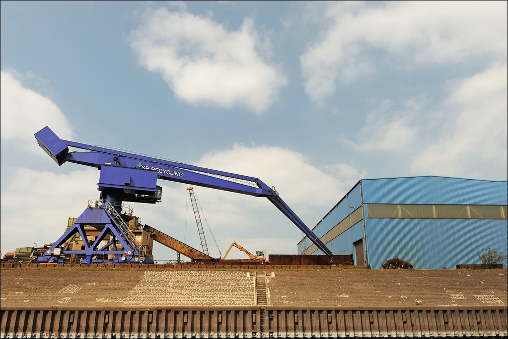 Hafen Duisburg - 06.04.2012 - Ameisenkran