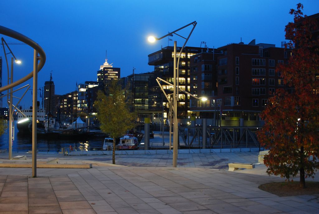 Hafencity am Abend