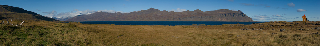 Hafnarnesviti, Island. Panorama
