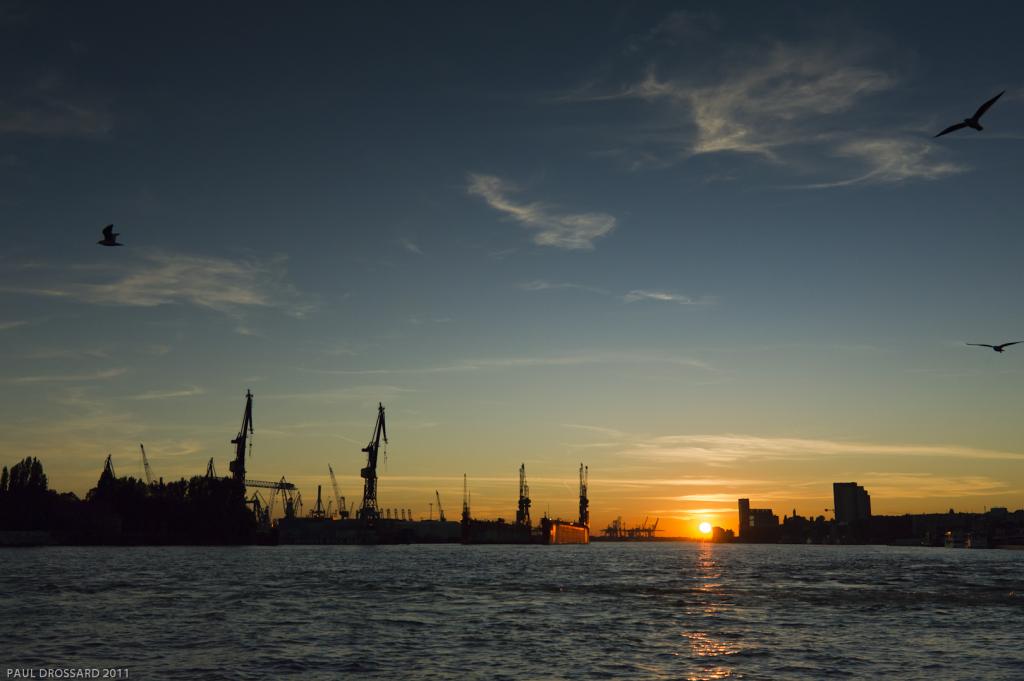 Hamburg Hafen Sommernacht # 2