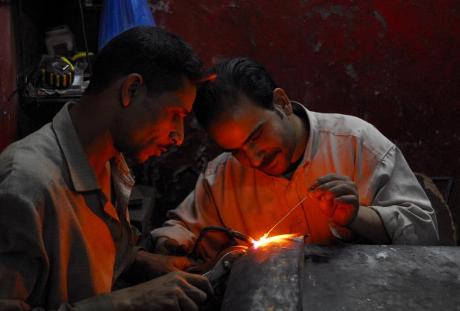 Handwerker auf dem Basar von Kairo (2)