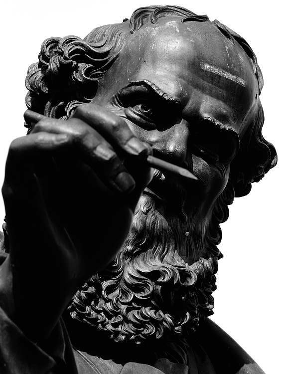 Hans Sachs
(Nürnberg Hans-Sachs-Platz,
Denkmal entworfen von Johann Konrad Krausser)