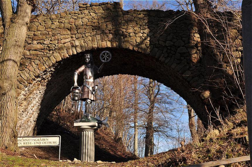 Harz - Abbild Sachsengott " Krodo "