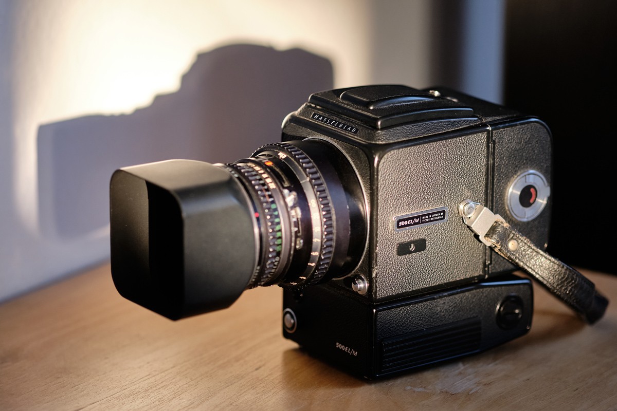Hasselblad im Abendlicht