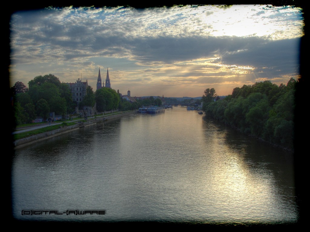 HDR bridge Regensburg