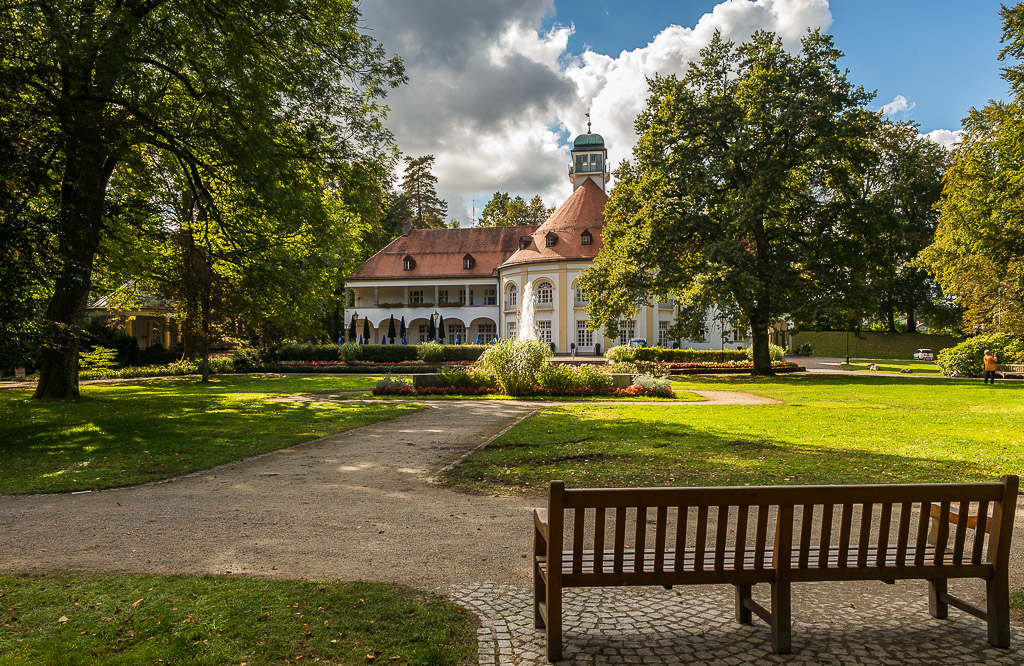 Herbst im Kurpark von Bad Tölz