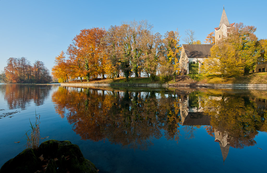 Herbstspiegelung