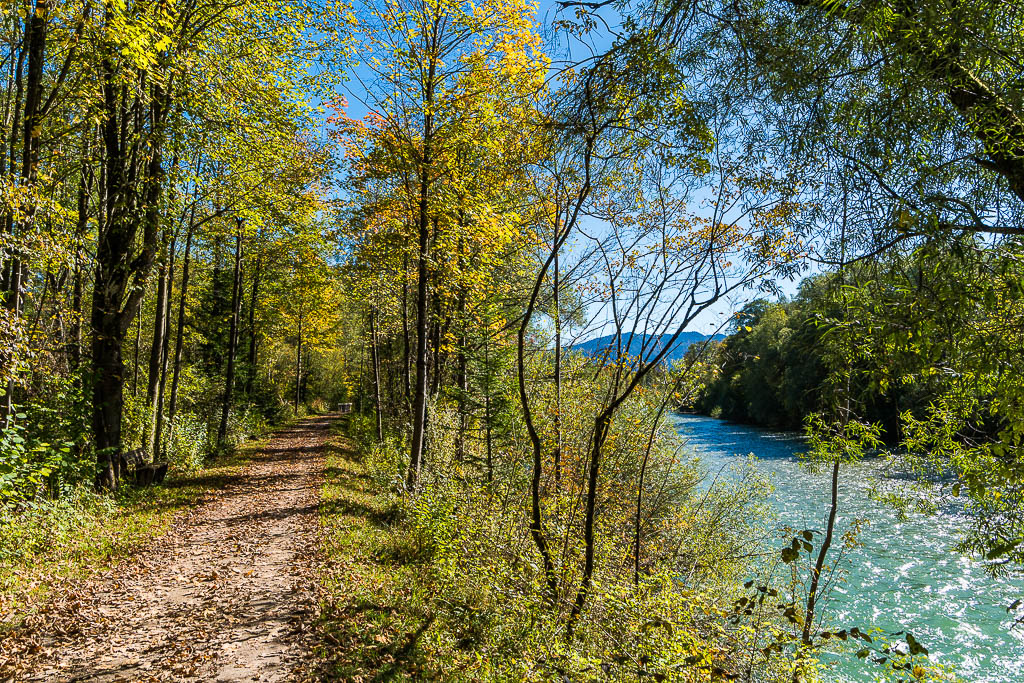 Herbsttag am Isarweg