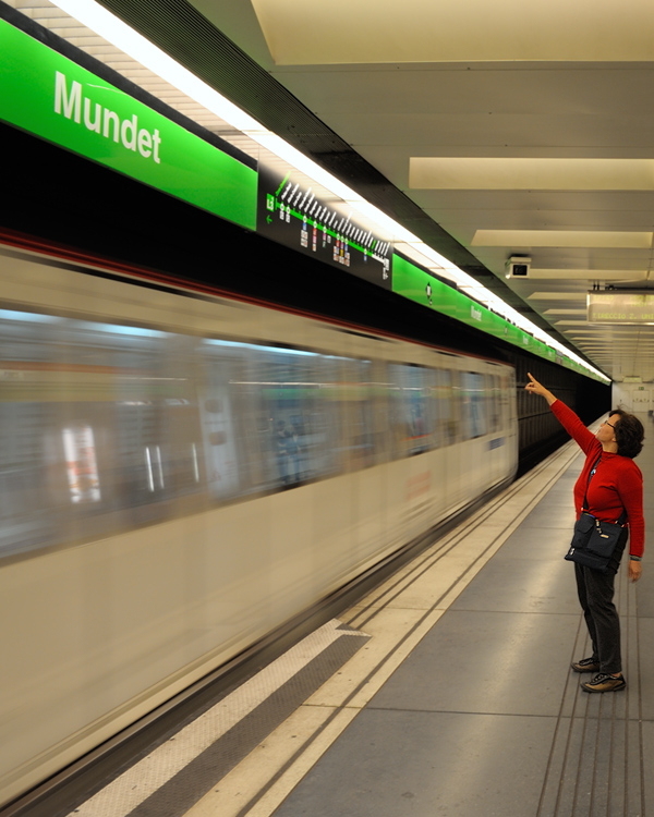 Hier gehts lang
Barcelona Metro