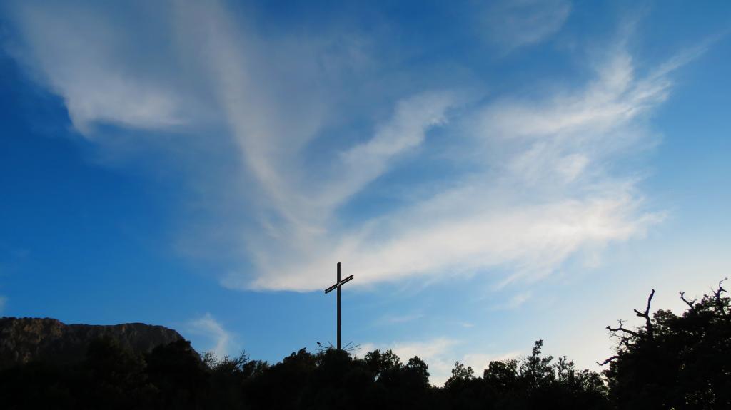 Himmel über dem Kloster Lluc