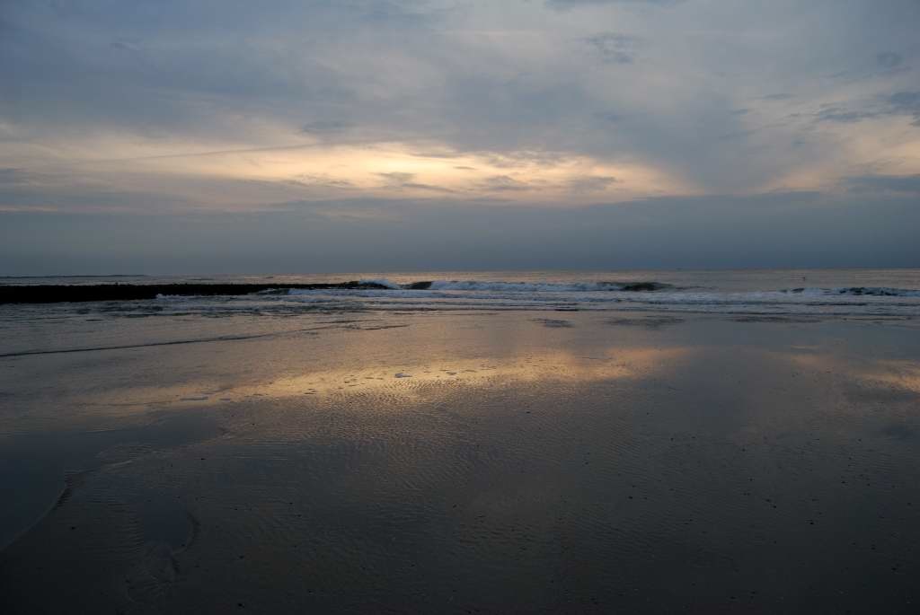 Himmel am Meer, Sommerabend, Wangerooge, 2009