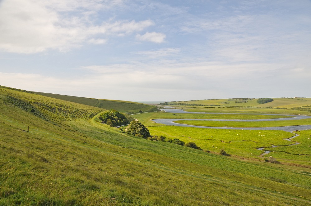 Hinterland der "Seven Sisters" bei Eastbourne