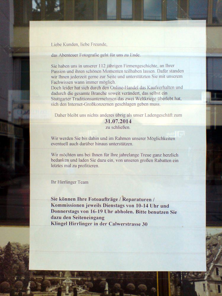 Hirrlinger ist dicht...