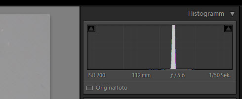 Histogramm Graukarte
