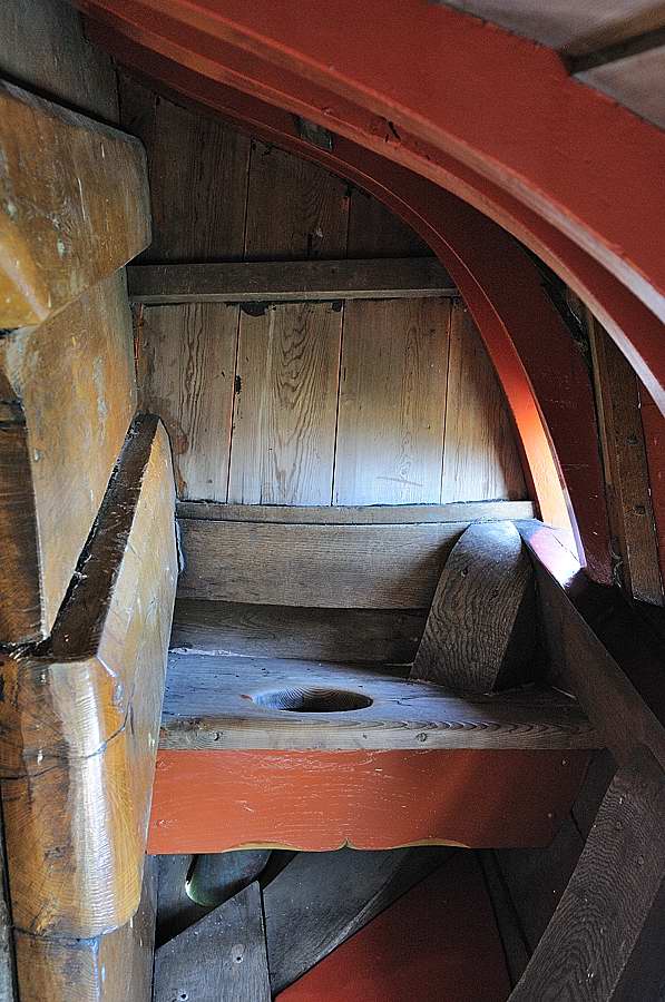 Historische Schiffs Toilette