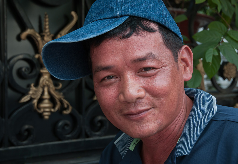 Ho Chi Minh
Stadt
Tien
Saigon
Cyclo
Fahrer
Portrait
Street Fotografie