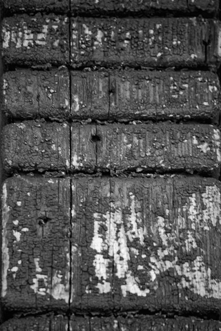 Holzträger Zahn der Zeit