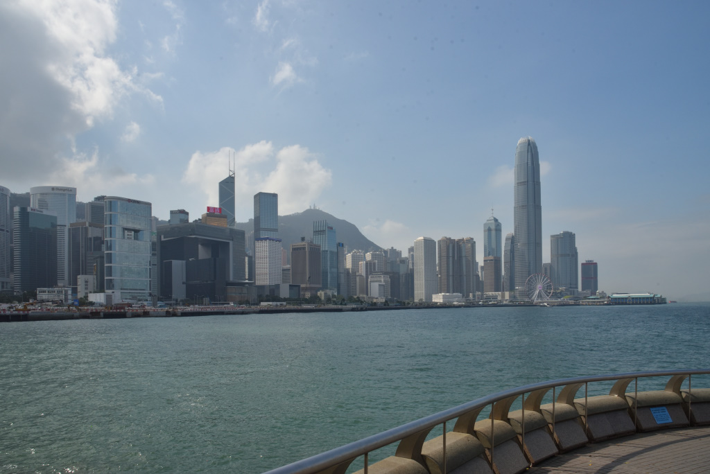 Hong Kong Hafen (milchig)