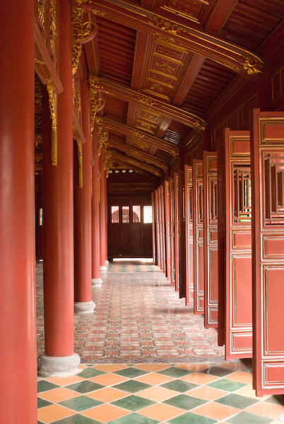 Hue, Königsstadt, Blick in The-Tempel