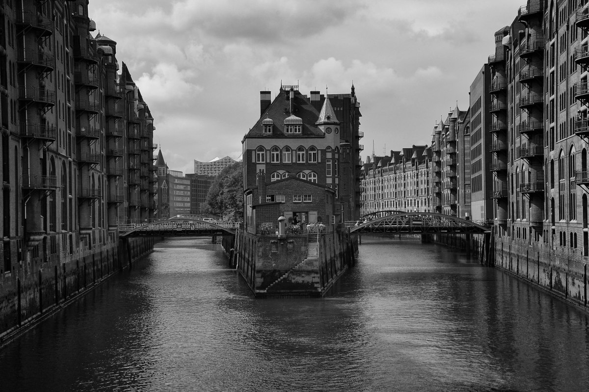 in der Speicherstadt