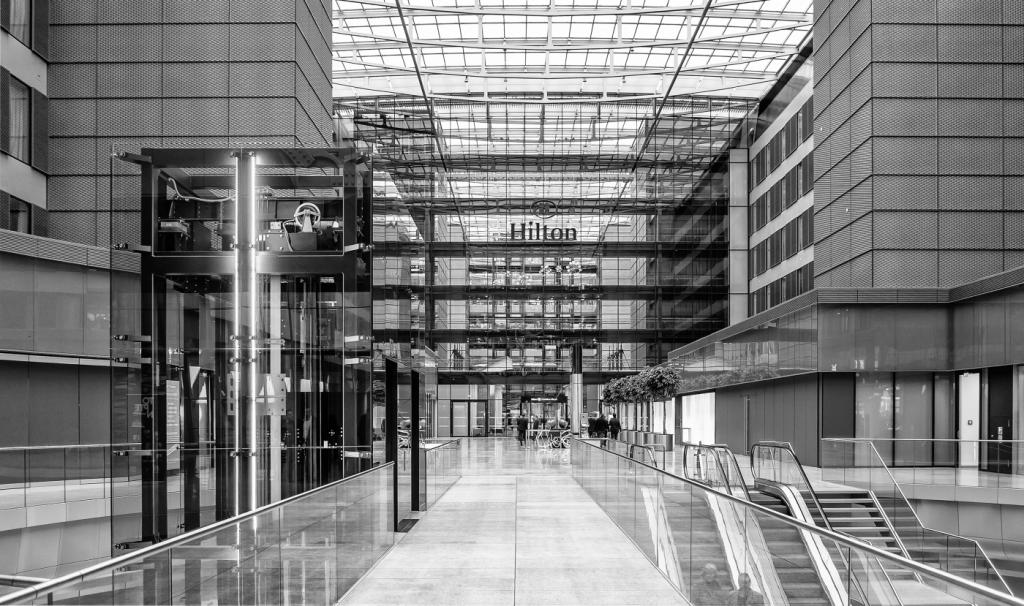 Innenansicht "The Squaire" in Frankfurt