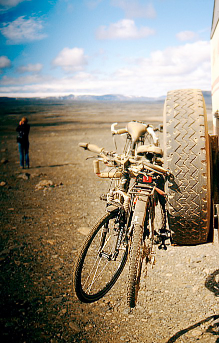 Island 2001 Fahrradtransport