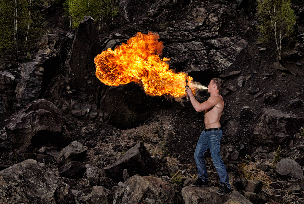 It`s on fire