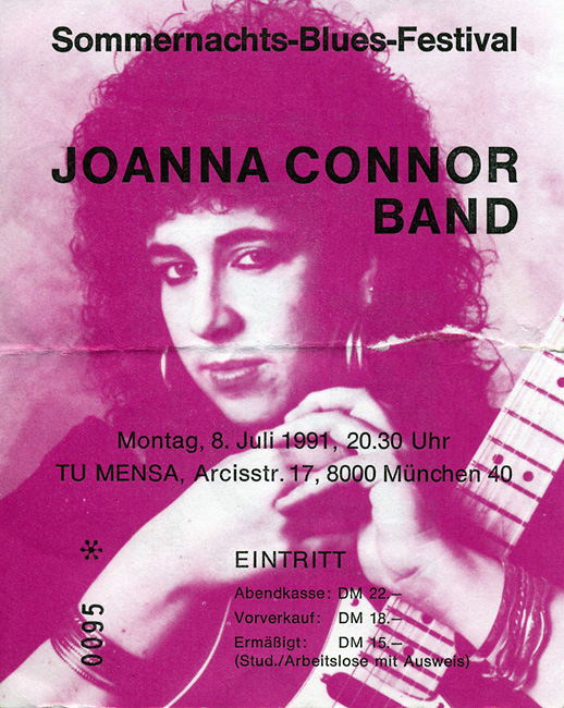 Joanna Connor Konzertkarte