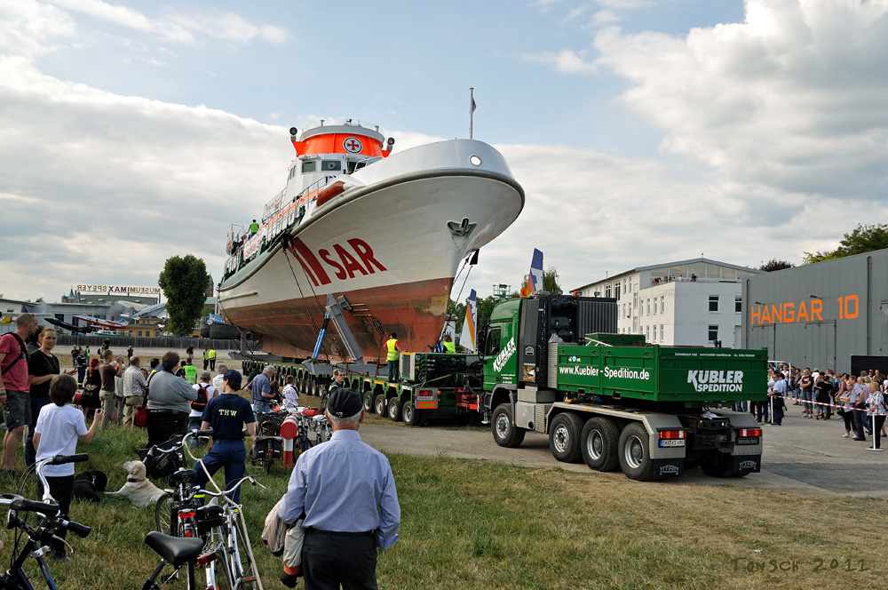 John T. Essberger  auf seiner letzten Fahrt (2)