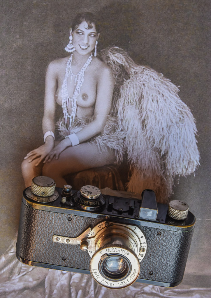 Joséphine Baker und Leica I Nr. 15539 - Baujahr 1929