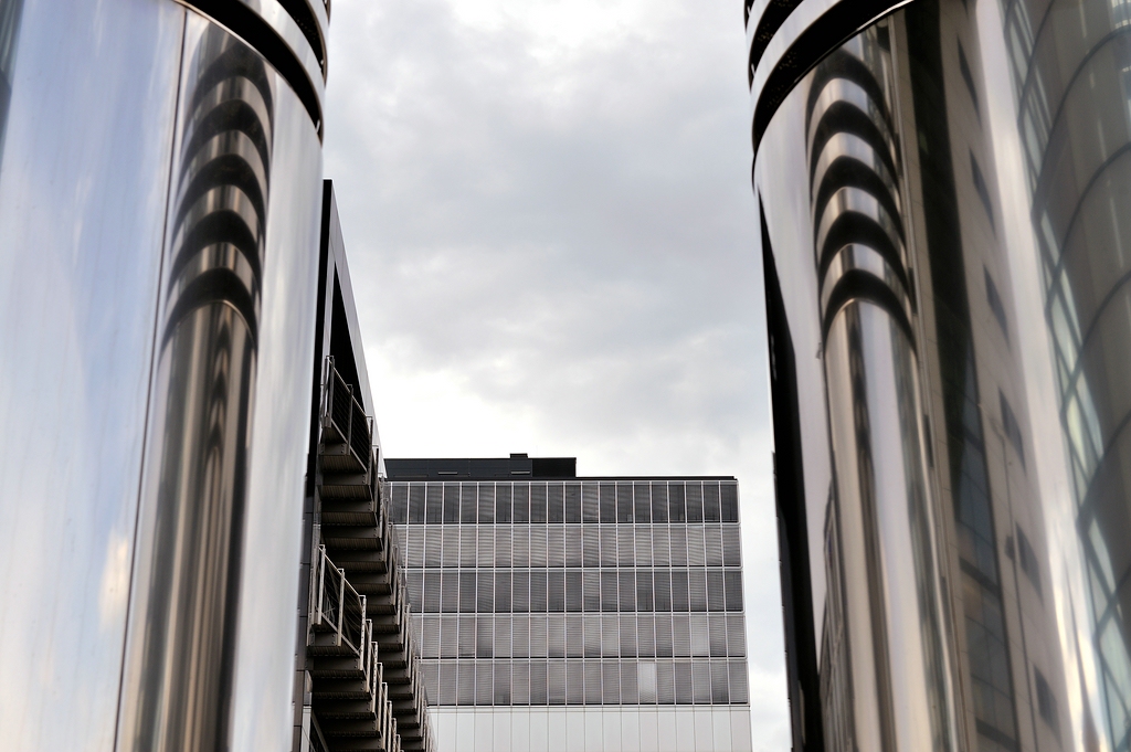 Köln 04.08.2012 - Kranhaus mit Säulen