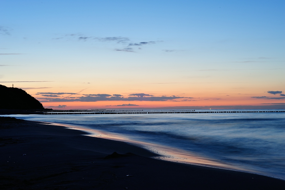 Kölpinsee/Usedom am Meer bei Nacht