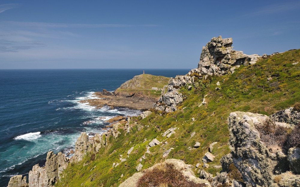 Küstenlandschaft bei Carn Gloose (Cornwall)