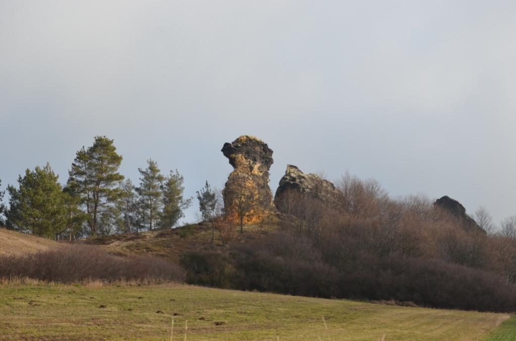 Kamelfelsen - ein Teil der Teufelsmauer bei Westerhausen